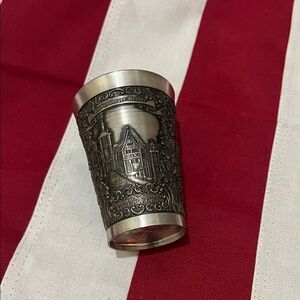 Silver-color Engraved German cup